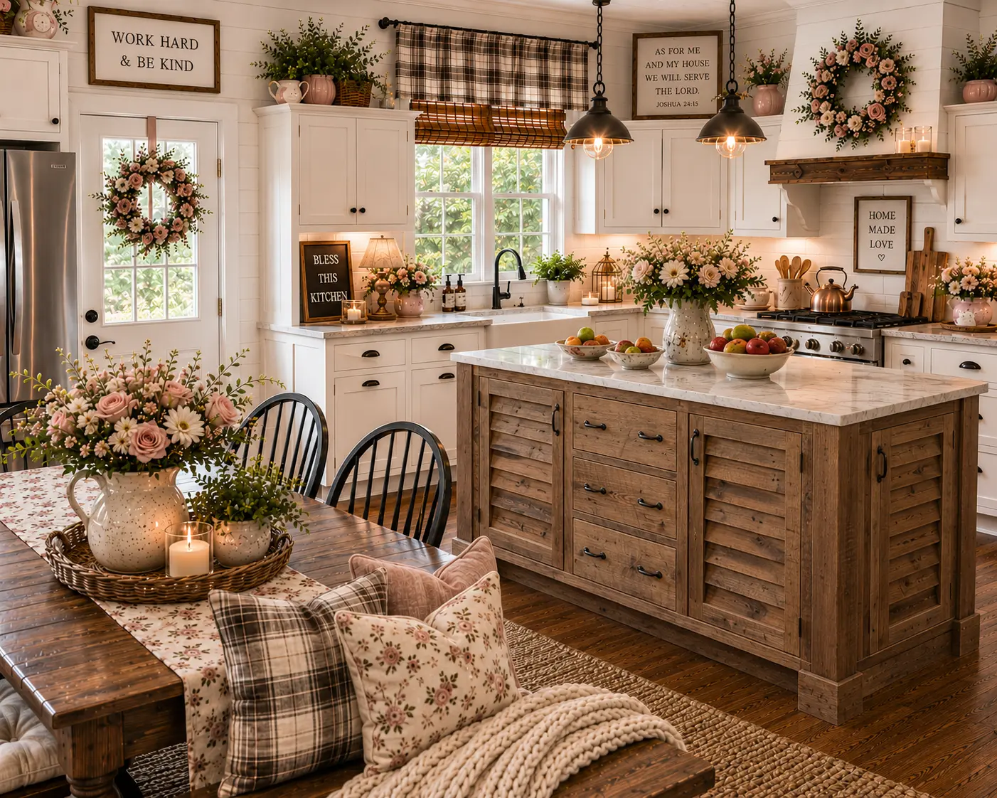 Farmhouse Feminine Kitchen Decor Shop the Look