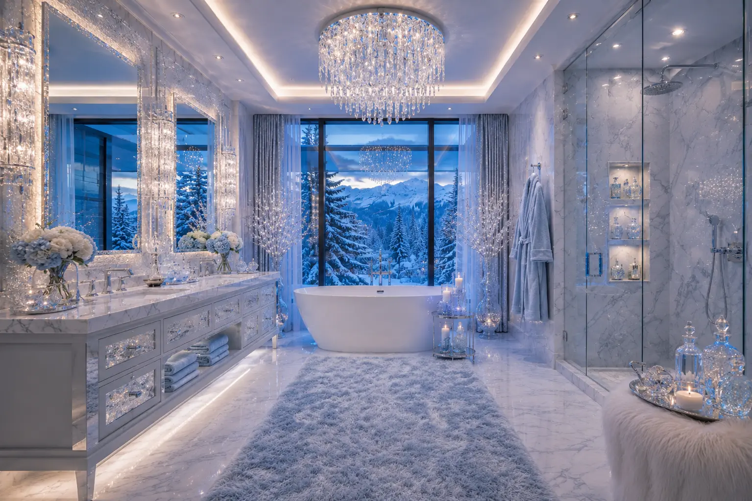 Ice Palace Bathroom Decor Shop the Look