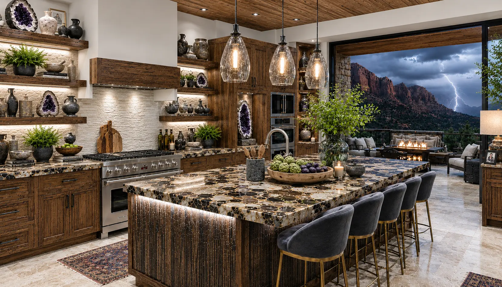 Arizona Desert Monsoon Kitchen Decor